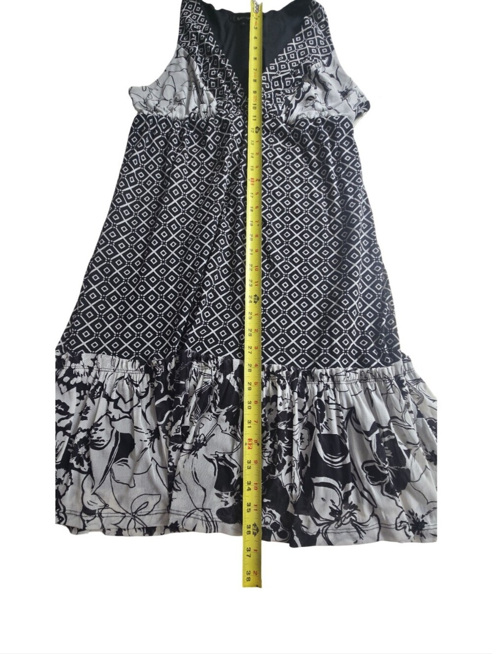 Karen Kane Floral Whimsgoth Coastal Cowgirl Fairy Festival Ruffle Sundress - Picture 5 of 8